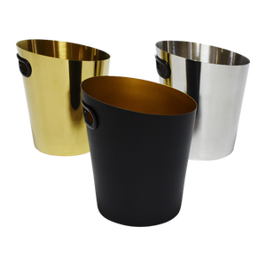 Couleur argent brillant Look tendance Refroidisseur à vin Panier à glace Designer Utilisation pour accessoires de bar Cuve à boisson personnalisée - Product Image 3