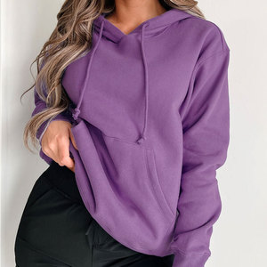 Sweat à capuche pour femme en tissu délavé, de haute qualité, décontracté pour l'hiver, toutes tailles, séchage rapide, respirant, tissu 420g, logo frontal personnalisable - Product Image 6
