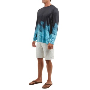High Quality Polyester UPF50+ <b>Sunscreen</b> UV Quick Dry Breathable Long Sleeve Huk Performance Fishing Shirt - Product Image 5