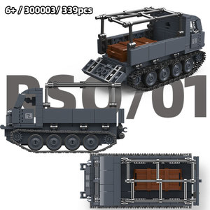 339pcs 1/35 Đức WW2 bọc thép máy kéo rso/01 nhựa mô hình kit đồ chơi quân sự Xe khối xây dựng Bộ đồ chơi trẻ em - Product Image 4