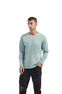 T-shirts pour hommes 100% coton Tissu tricoté de haute qualité avec logo personnalisé Service OEM Motif de lettres personnalisées en vente - Product Image 3