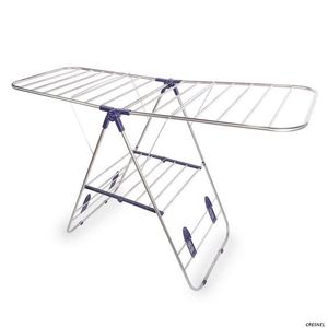 ชั้นวางเสื้อผ้าสไตล์ท่ออุตสาหกรรมแบบพับได้ - Product Image 6