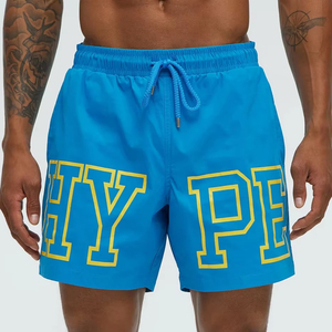 Pantalones cortos de baño de nailon personalizados de moda con serigrafía de calidad superior para hombre, bañadores sueltos para hombre - Product Image 1