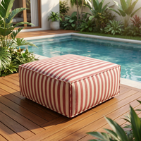 Chaise longue d'extérieur minimaliste DISEN, chaise longue en tissu, chaise longue d'extérieur imperméable, canapé d'extérieur