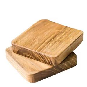 Posavasos de madera rectangular con patrón geométrico moderno para mesa de comedor, oficina y decoración del hogar con un elegante diseño de Chevron - Product Image 3