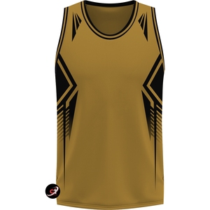 เสื้อบาสเก็ตบอลแขนกุดสำหรับผู้ชายเสื้อบาสเก็ตบอลพิมพ์ซับลิเมชันสินค้ากรีก - Product Image 3