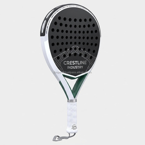 Raqueta de Pádel de Fibra de Carbono con Núcleo Suave de EVA, Raqueta Deportiva de Fibra de Carbono de Larga Duración para Entrenamiento y Competición - Product Image 4