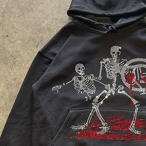 Sweat à capuche personnalisé de haute qualité délavé à l'acide pour hommes pull à col montant 100% coton sweat à capuche surdimensionné à épaules tombantes pour hommes - Product Image 4