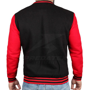 Veste d'hiver avec logo personnalisé de qualité supérieure avec col montant manches longues vêtements de mode Letterman Position du logo avant - Product Image 3