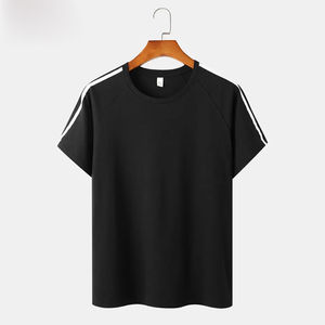 Poliéster/algodón peso medio tejido manga corta hombres clásico Regular Fit Formal camiseta venta al por mayor superventas nuevo diseño - Product Image 5