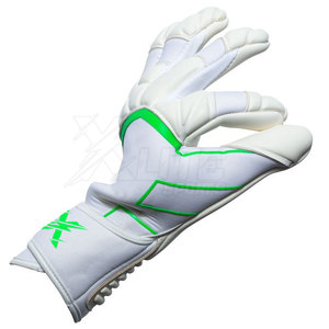 Durable Flexible Leather Breathable Non-Slip Full Finger Hook Loop Closure High <b>Grip</b> <b>Control</b> Professional Goalkeeper Gloves for - Product Image 5