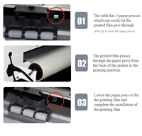 Impresora DTF XP600 de 30 cm para Impresión por Transferencia de Calor en Camisetas Personalizadas, Compatible con Máquina Agitadora de Polvo 2 en 1