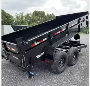 AUTOSPARK CAM Superline Beast 7 X 14 Heavy Duty Dump <b>Trailer</b> Used Farm <b>Trailer</b> Gear Motor for Tractor China Origin OEM/ODM - Product Image 2