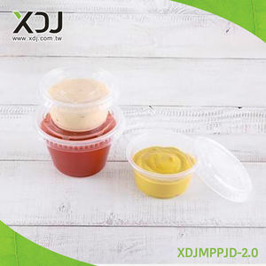 Tasse à sauce en plastique transparent de 4oz de Taïwan gobelets en plastique jetables - Product Image 2