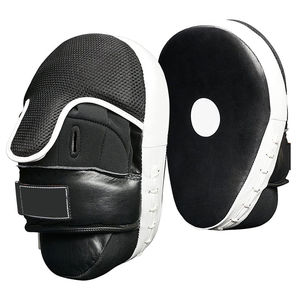 Gants de sport Focus personnalisés de haute qualité et coussinets de mise au point légers en cuir véritable dernier style ensemble de boxe en gros - Product Image 5