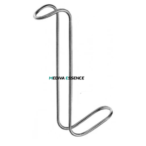 New Chỉnh Hình Phẫu Thuật Thần kinh Cụ Một <span class=keywords><strong>S</strong></span> Hình Đôi Kết thúc Collin Rút Lại Thép Không Gỉ Hướng Dẫn <span class=keywords><strong>S</strong></span>ử Dụng Trở Lại Giữ Mô - Product Image 2