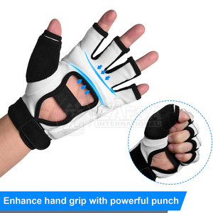 Nuevos Guantes de MMA para Adultos, de Cuero Premium, Absorbentes de Humedad, Personalizables, de Alta Calidad para Boxeo y Artes Marciales, en Oferta - Product Image 5