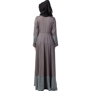 Fashionable Long Abaya Islamic <b>Dress</b> <b>for</b> <b>Women</b> Custom Front Plated <b>Muslim</b> Girls Abaya - Product Image 5