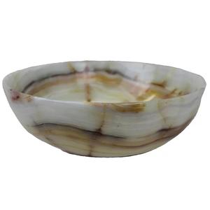 Saladier traditionnel en résine brillante fait à la main de haute qualité avec design tourbillon contemporain toutes les couleurs disponibles - Product Image 3