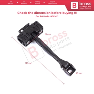 BDP1471 Conjunto Limitador de Puerta Delantera para Kodiaq MK1 I NS7 NV7 NS6 2016-2024 565837249 - Product Image 5