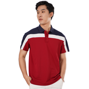 เสื้อโปโลผ้าโพลีเอสเตอร์ซับเหงื่อสำหรับผู้ชายเสื้อโปโลแบบลำลองสำหรับ95% 5% สแปนเด็กซ์ชุดเครื่องแบบนักเรียนเสื้อผ้าออนไลน์ผู้ผลิต - Product Image 1