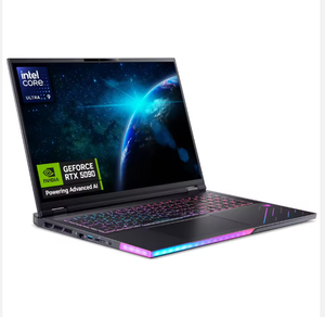 En STOCK Portátil para Juegos Predator Helios 18 AI PHN18-73 de 18 Pulgadas, 4K IPS, 120Hz, Doble Núcleo Intel I9, Enchufe Estadounidense, SSD - Product Image 1