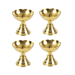 Nueva llegada diseño moderno latón Diya calidad Premium Metal latón Diya para Puja templo decoración Diya en venta al por mayor Prise - Product Image 4