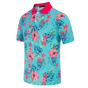 100% โปโลสำหรับผู้ชายเสื้อยืดโพลีเอสเตอร์พิมพ์ลายแห้งเร็วของผู้ชายโลโก้ตามสั่ง - Product Image 2