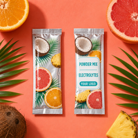 Sachets en aluminium imprimés sur mesure pour les compléments en poudre, les mélanges d'électrolytes et les boissons hydratantes