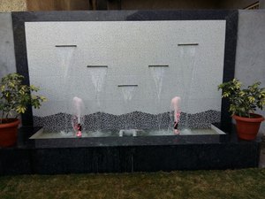 Produit de haute qualité de 2025 fontaine d'eau de buse de rideau en pierre pour la décoration intérieure au meilleur prix - Product Image 2