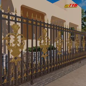 Clôture d'intimité pour le travail du fer traditionnel avec panneaux de clôture extérieurs pour l'agriculture, le jardin ou les propriétés résidentielles - Product Image 4