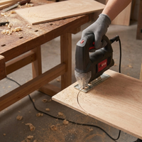 Scie sauteuse électrique à vitesse variable 400W, 55mm, pour le travail du bois, directement de l'usine, prise en charge de la personnalisation OEM ODM
