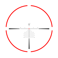 Lunette de tir LPVO Red Win Whiteeagle 1-10x28 FFP avec réglage de tourelle 1/4, tube monocylindre de 34 mm, réticule gravé sur verre et capteur de mouvement
