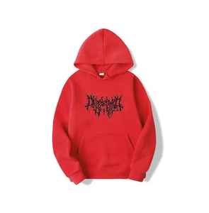 2024 New Fashion Custom Men's Winter Solid Digital Printing Embroidered 100% Cotton Eco-Friendly High Quality Hoodies Wholesale - Product Image 4