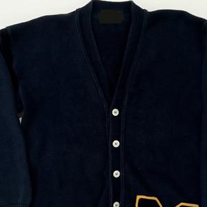 Custom OEM Long Sleeve knit <b>cardigan</b> sweaters V neck clothes <b>women</b> fashion cotton <b>oversized</b> custom collage knitted <b>cardigan</b> - Product Image 6