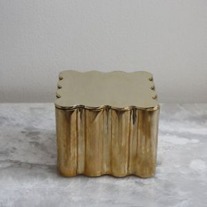 Elegante caja de Metal dulce hecha a mano artística duradera diseño decorativo perfecto para la recepción de bodas Diwali y eventos familiares - Product Image 3