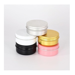 Boîtes en aluminium au prix d'usine, récipient en métal, pot rond en aluminium pour crème - Product Image 1