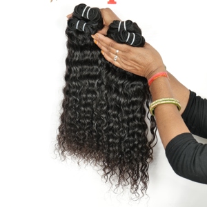 Cheap Natural Colour Black Curly <b>Hair</b> Raw Unprocessed Cuticle Aligned None Shedding Bundles Wholesale Indian Temple Human <b>Hair</b> - Product Image 5