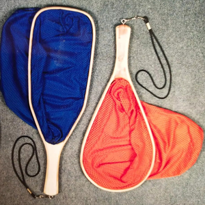 Red de pesca de malla de silicona plegable de 79,5 cm con interruptor de bloqueo Clip de cinturón Bass Trout Boat N02 Red de aterrizaje de pesca - Product Image 1