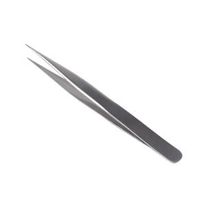 Pince à épiler d'extension de cils de haute qualité pointe pointue bleu enduit métal acier beauté cils pince à épiler de maquillage - Product Image 6