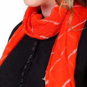 Lot en gros de foulard en mousseline de soie multicolore Dupattas cadeau de retour de mariage parfait accessoire ethnique foulards cravate colorant - Product Image 3