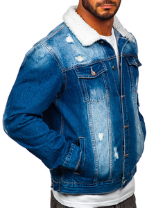 Custom Street Fashion Denim <b>Jacket</b> Premium Cotton Construction Casual Outerwear for Retail Stores and Clothing Brands - Product Image 4