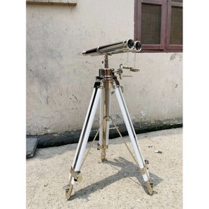 Chất Lượng Hàng Đầu Rắn Brass Ống Nhòm Với Đứng Hàng Hải Kính Thiên Văn Hải Quân Quà Tặng Quan Sát Spyglass - Product Image 2
