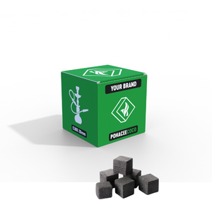 Fábrica de Indonesia de briquetas de carbón de cáscara de coco 100% de calidad superior de Shisha Hookah de marca blanca OEM - Product Image 1