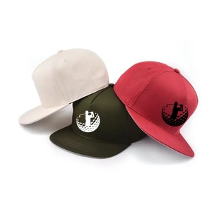Vietnam Manufacturer OEM Custom Waterproof Golf <b>Hat</b> <b>Flat</b> Visor 5 Panel <b>Hat</b> Custom Print Logo Sports Cap Adjustable Back Buckle - Product Image 2