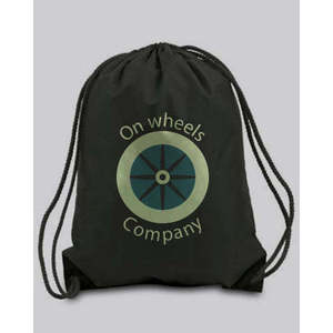 Customized Logo Tote Bags Sport Cinch <b>Drawstring</b> <b>Backpacks</b> Foldable Casual Style with Mesh Lining for Promotions-POL10 - Product Image 1