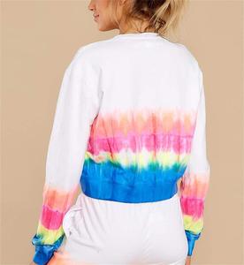 Chándal Tie Dye moderno y elegante para mujer, ropa deportiva cómoda para gimnasio, correr, entrenamiento físico, entrenamiento y moda informal - Product Image 3