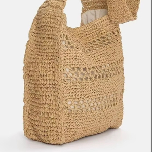 Handmade PU Fashion Tote Bag for Women Lightweight Durable Spring Summer Open <b>Embroidery</b> Customizable Sizes Wholesale India - Product Image 1