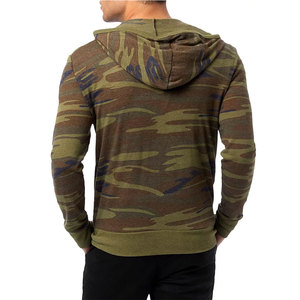 Haute qualité hommes 100% coton pleine fermeture éclair à capuche élégant léger vêtements de rue pour l'hiver confortable élégant pour une utilisation en extérieur - Product Image 2