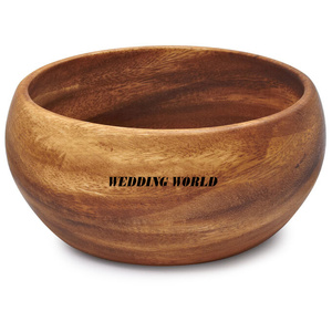 Última colección Cuenco de chocolate de madera hecho a mano de alta calidad Personalizado Nuevo Cuenco dulce de madera Fiestas de diseño moderno y creativo - Product Image 5